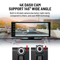 Portable Car AirPlay Stereo With 4K Dashcam, Rear Camera, Wireless CarPlay/Android Auto, Bluetooth, GPS Radio