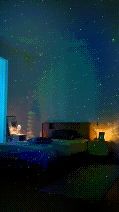 Aurora Galaxy Star Projector animated demo