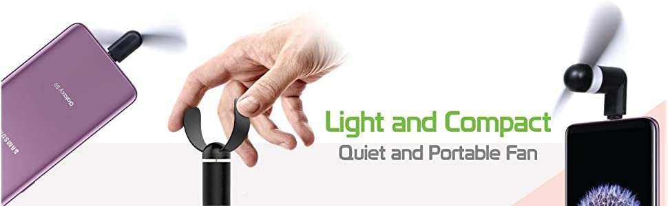 Portable Mini Phone Fan
