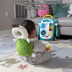 Baby Back and Head Protector demonstration