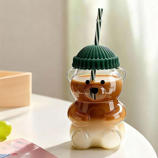 Bear Glass Cup