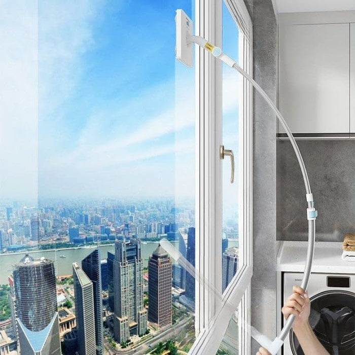 U-shaped telescopic window cleaning tool