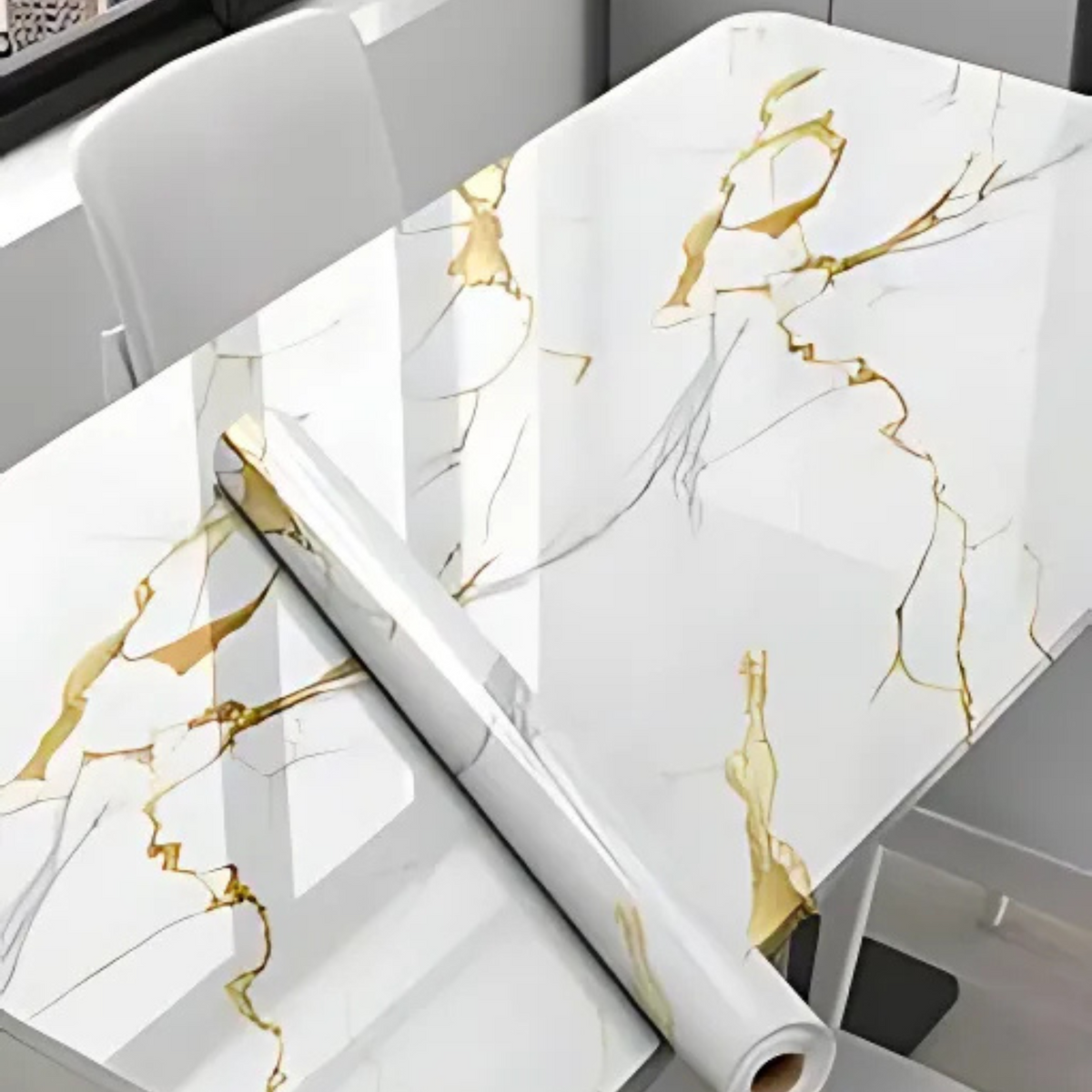 5m Marble PVC Wallpaper