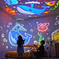 Bunny projector ocean room projection
