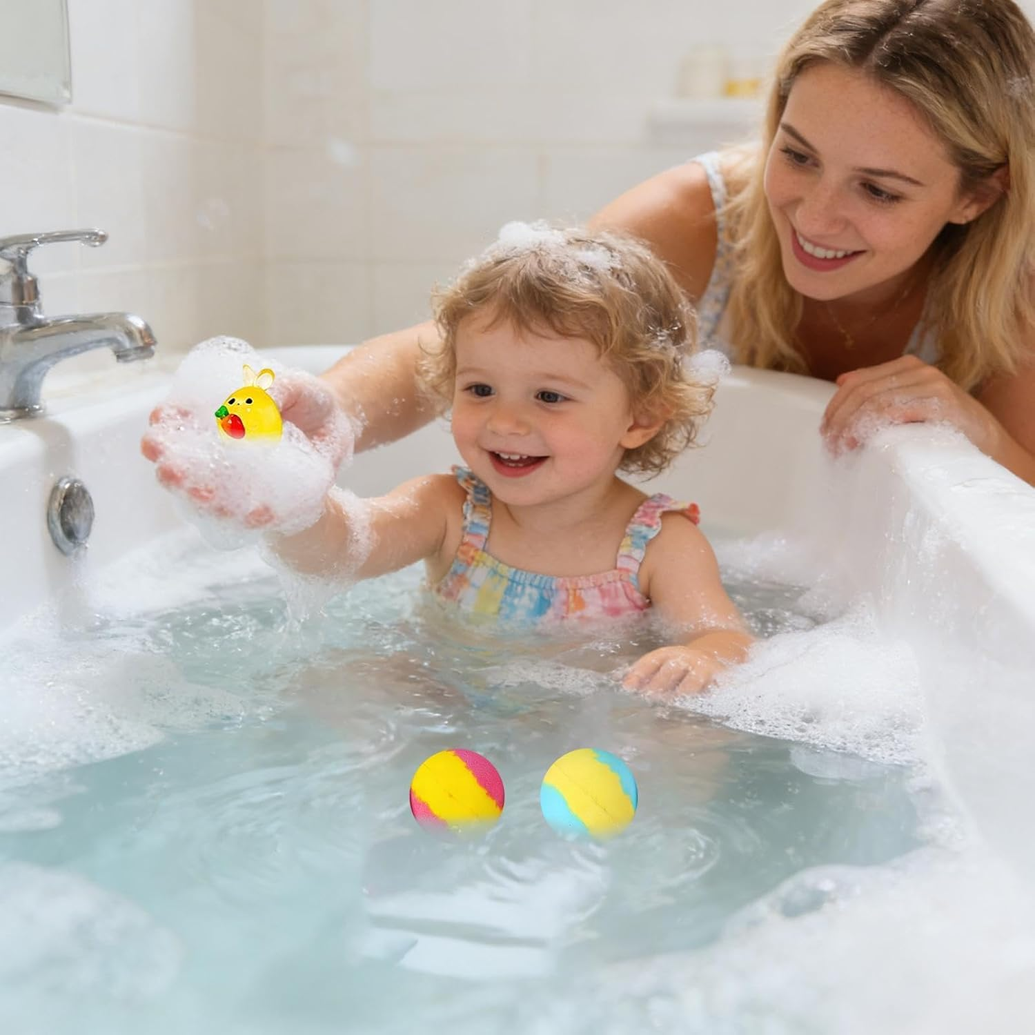 Children's Bath Bombs Balls with Surprise Toys – Pack of 15