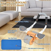 Abdominal Exercise Wheel Elbow Support Rebound Roller Automatic - AB Wheel