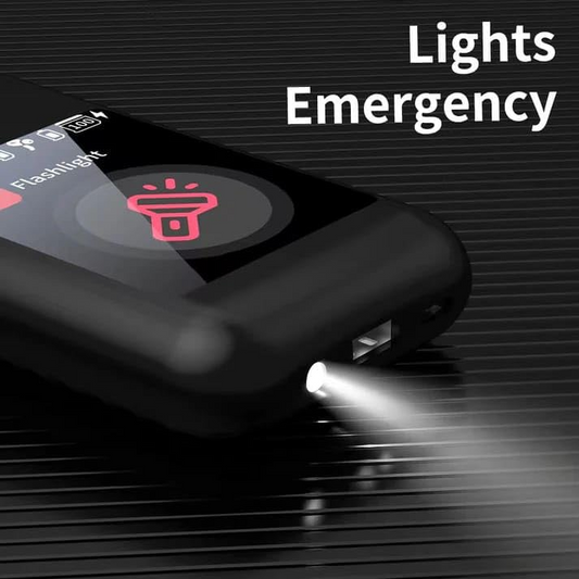 TWS Earphones with 2.8 inch HD Touch Screen With Power Bank pods