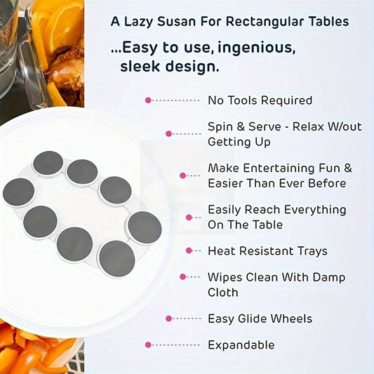 Rotating Dining Table Tray