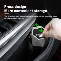 1 PC Car Trash Can with Lid