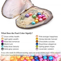Wish Pearl Necklace Kit,Mysterious Oyster Pearl Gift Set