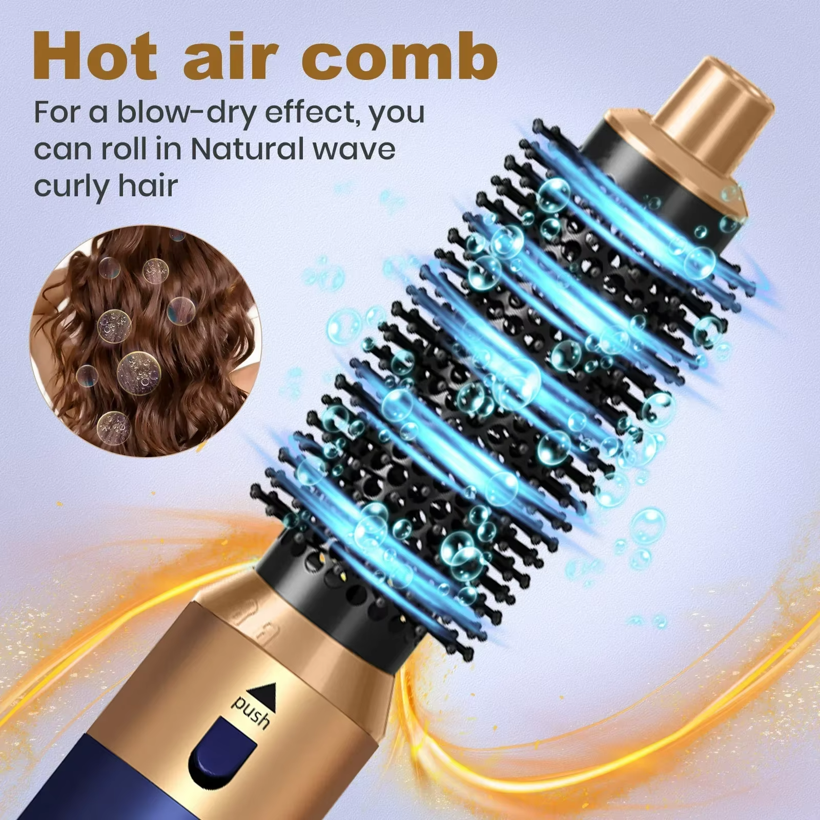 5-in-1 Hot Air Hair Styler – Dryer, Curler & Straightener