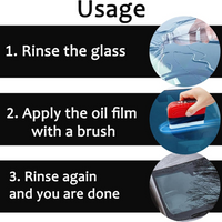 Automotive Window Oil Film Cleaning Brush – Clear Vision Wiper