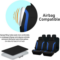 Car Seat and Headrest Covers Carnaby Blue