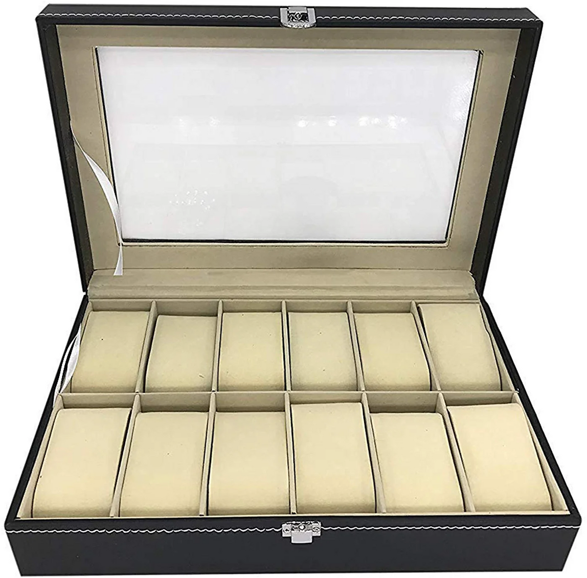 Watch Box 12 Slot Black