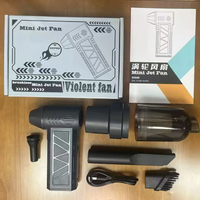 🌪️ 130,000 RPM Turbo Jet Fan – Handheld Air Blower & Vacuum ⚡🔋with LED Power Display