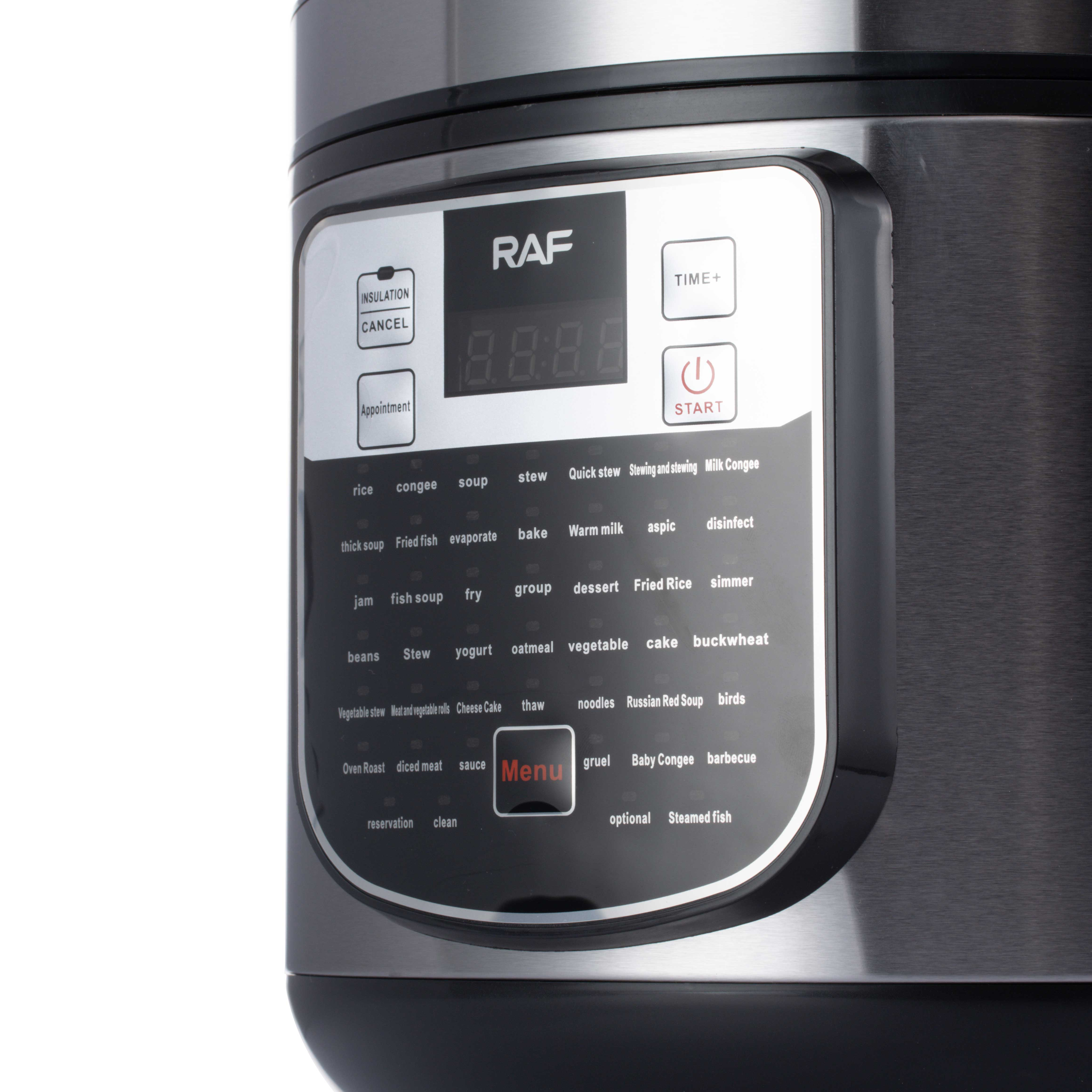 RAF 5L Electric Pressure  Rice Cooker And Food Steamer R178