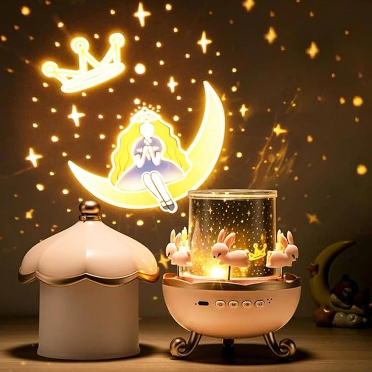 Bunny Carousel Night Light