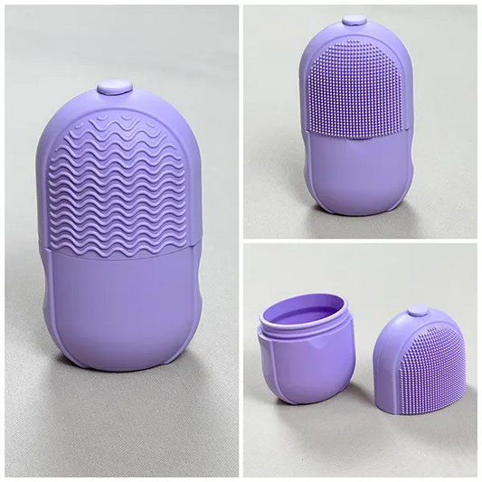 Ice Scrubber 3-in-1 – Face & Eye Ice Roller, Massager & Cleansing Brush