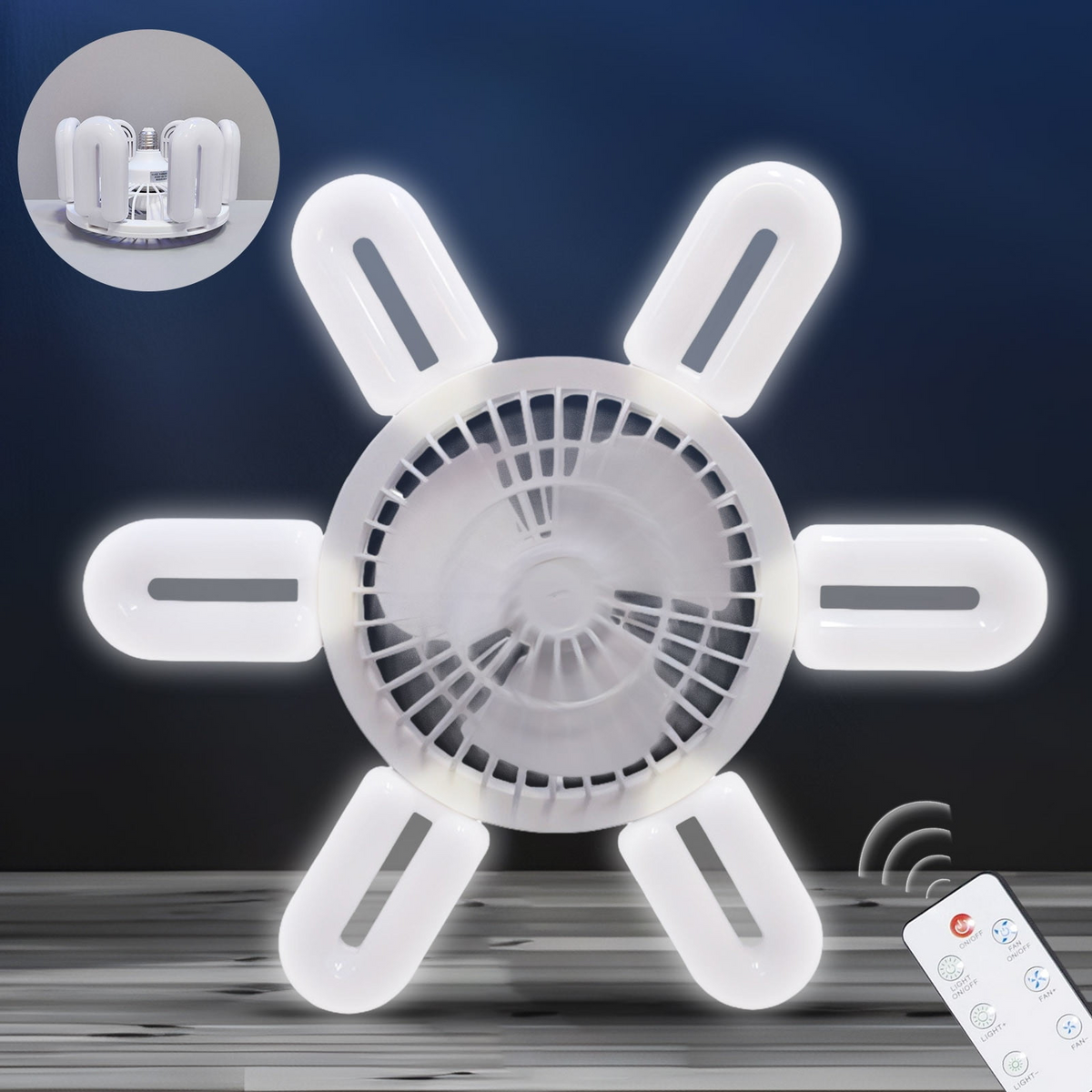 Socket Fan Light