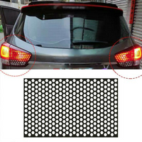 Universal Car Rear Tail Light Lamp Stickers Honeycomb