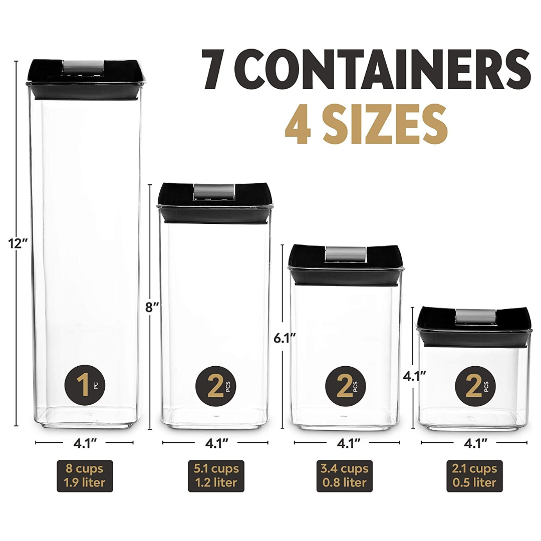7-Piece Airtight Food Container Set