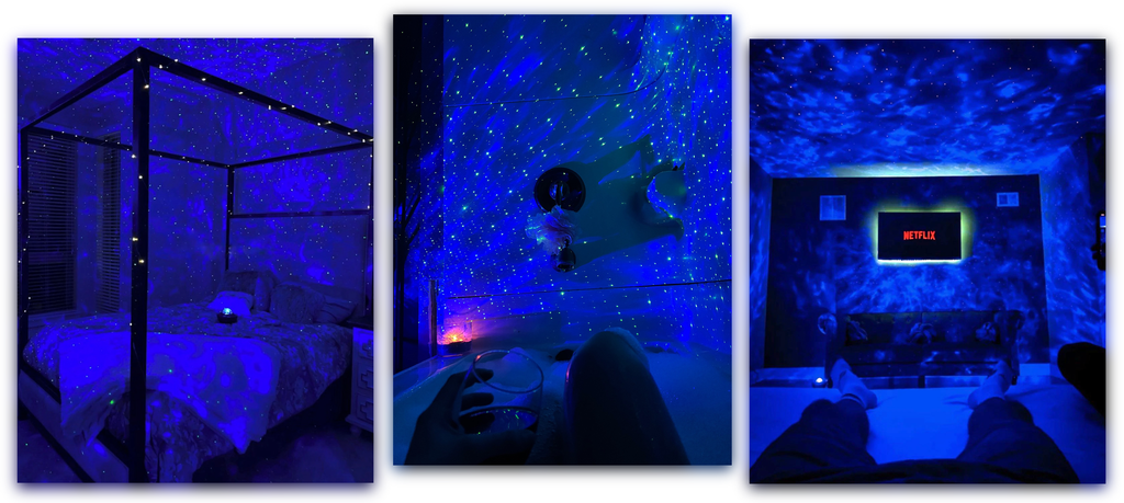 Galaxy projector room effect