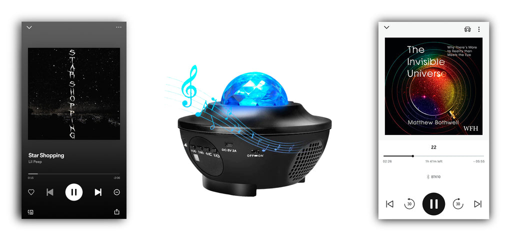 Galaxy projector speaker