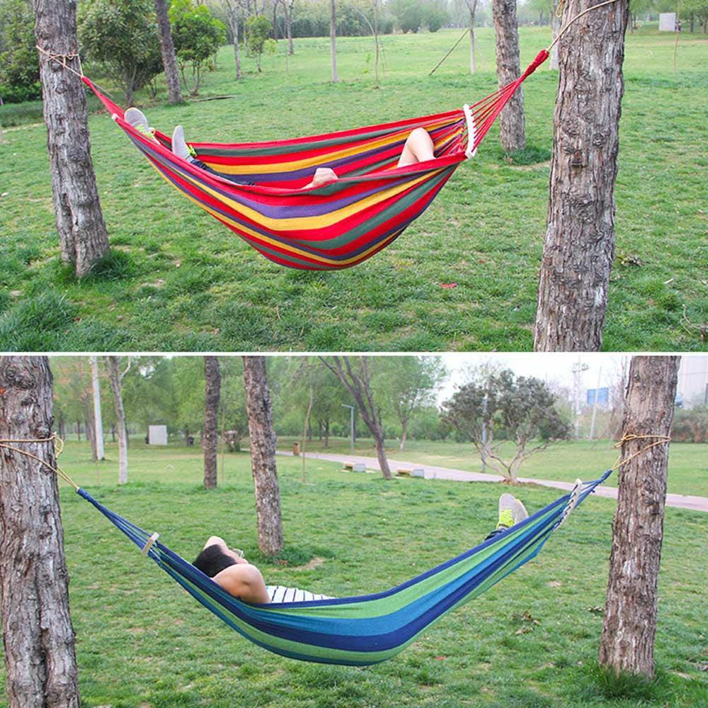 Portable Camping Hammock – Outdoor Hanging Swing