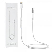 Lightning to 3.5 AUX Audio Adapter Cable Model MH021 Iphone Or TypeC