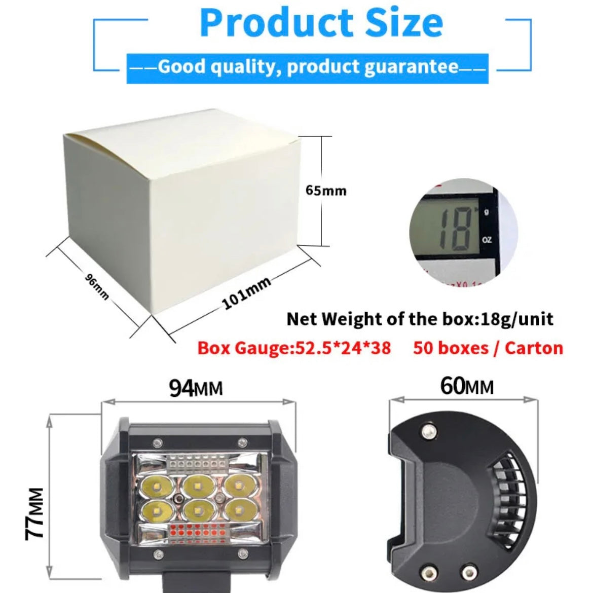 84W LED Police Strobe Light