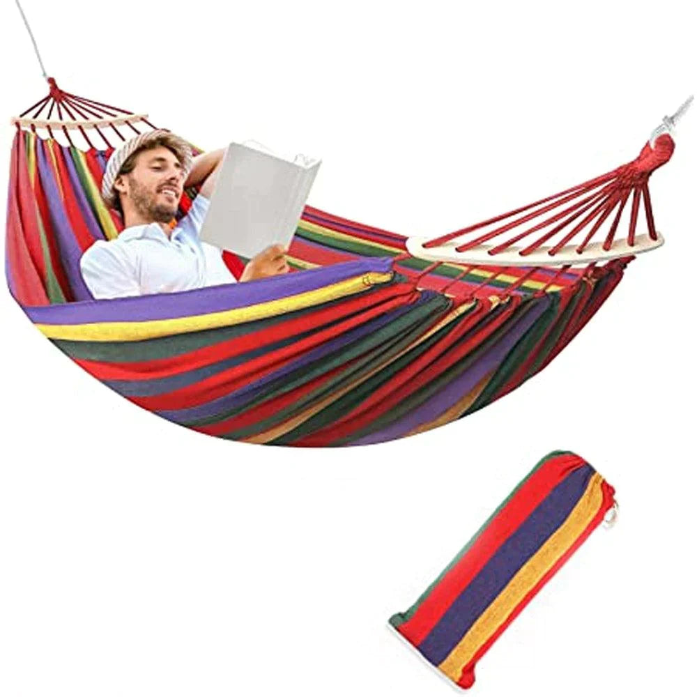 Portable Camping Hammock – Outdoor Hanging Swing