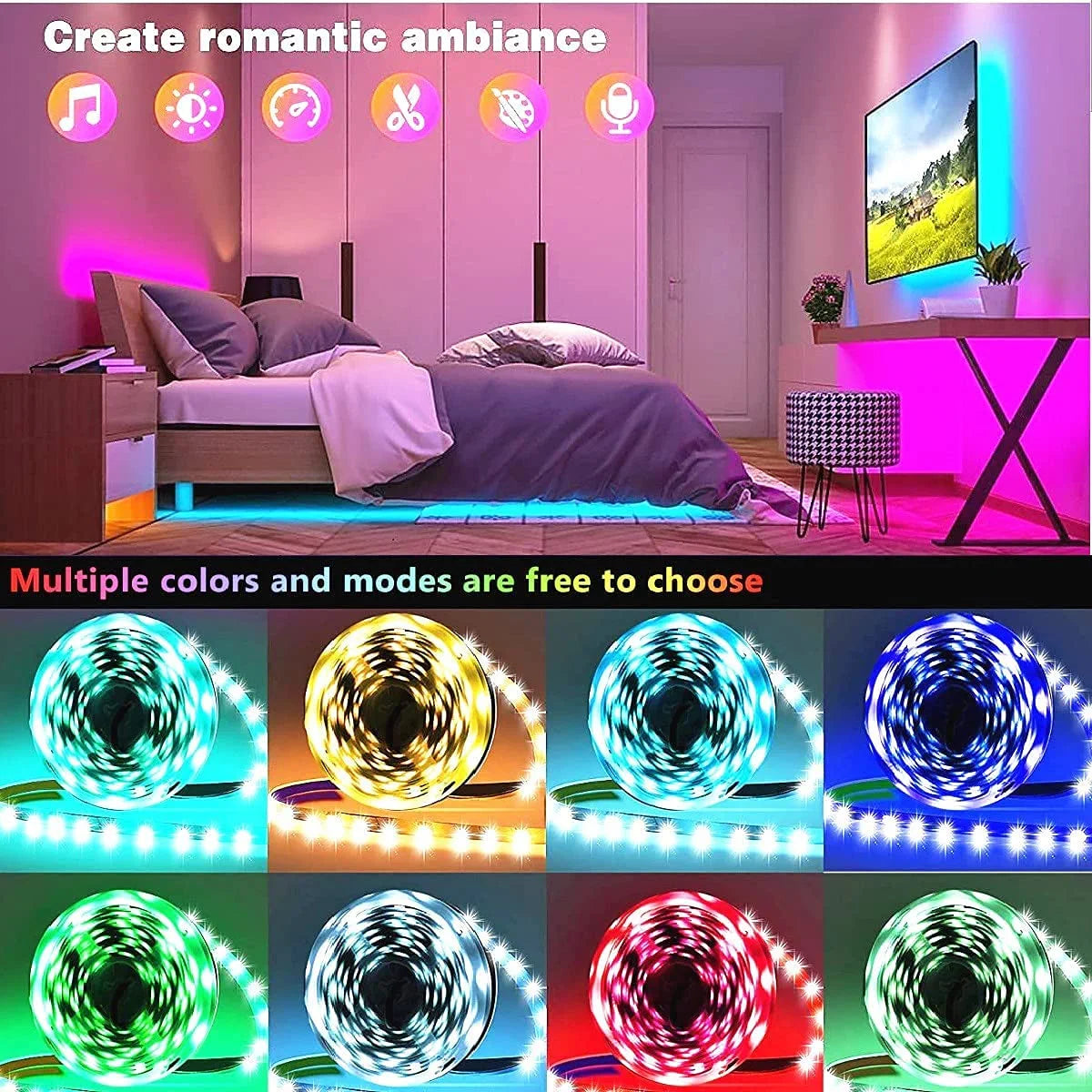 5m RGB LED Strip Light