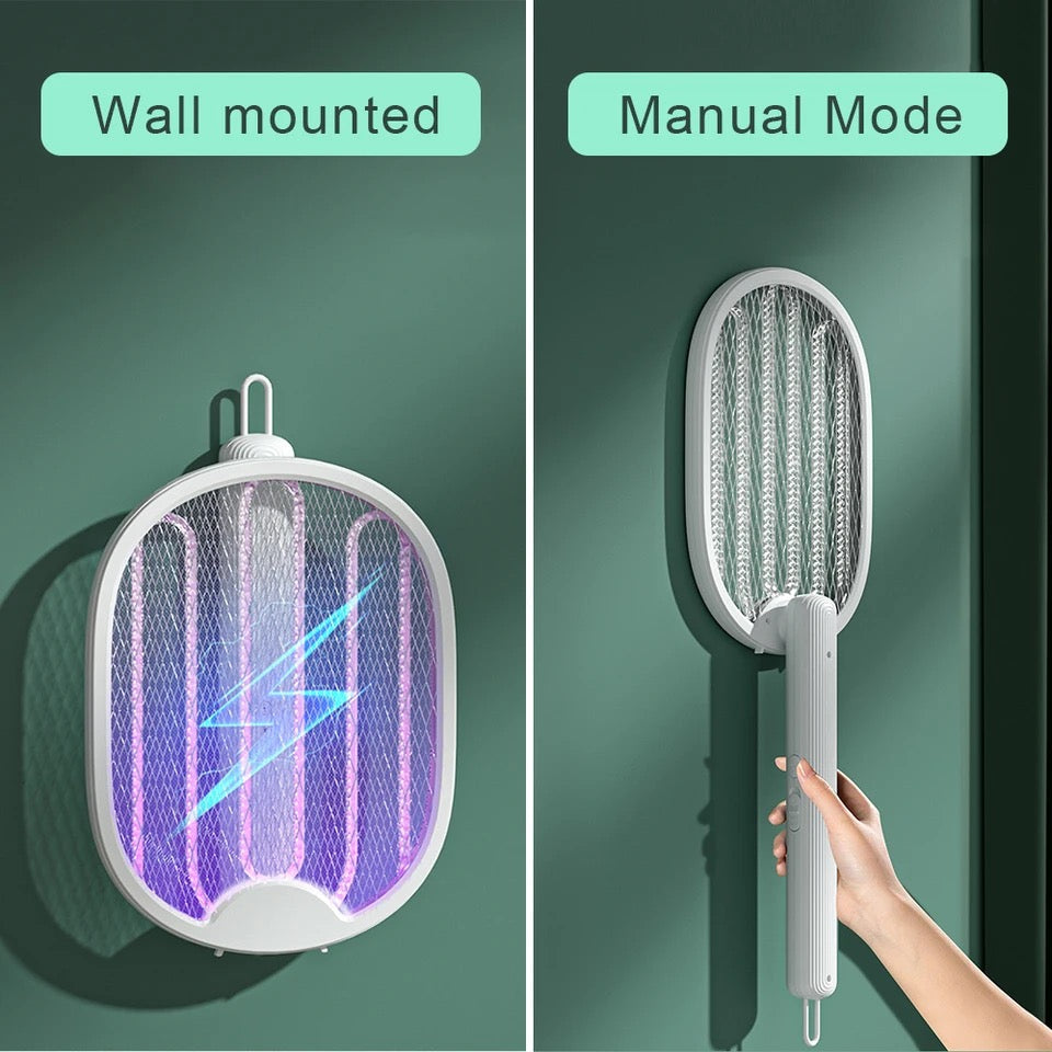 Folding Electric Mosquito Killer – Rechargeable Swatter