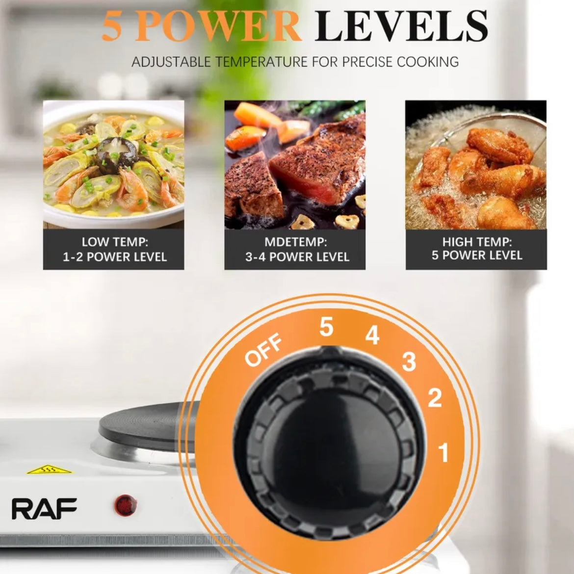 RAF Double Hot Plate R8020