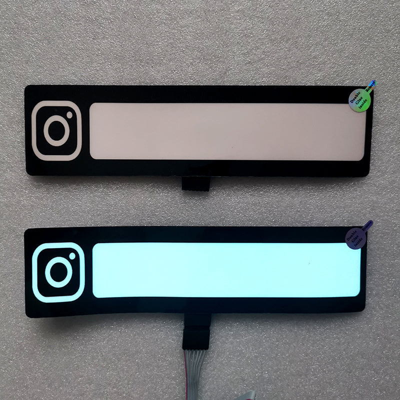 Car LED Panel Wanted Or Instagram Logo