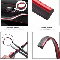 5 Meter Car Interior & Exterior Decoration Trim Strip line Dashboard