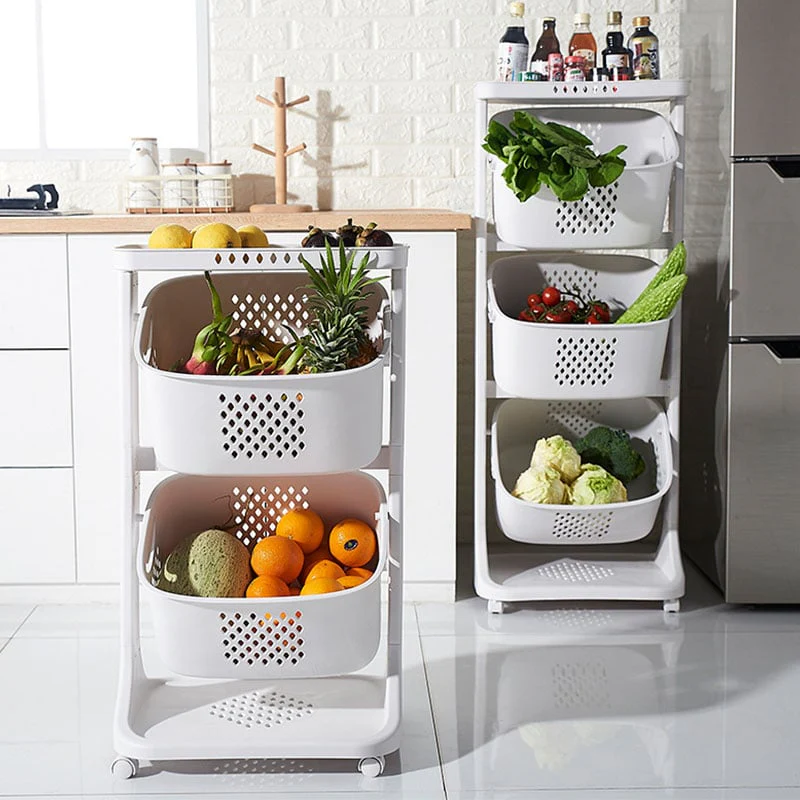 Stackable Storage Baskets 2 Layer