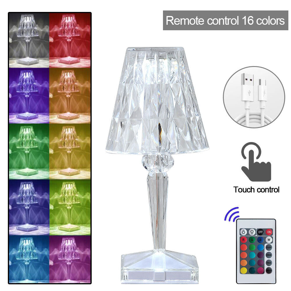 Diamond Crystal LED Lamp