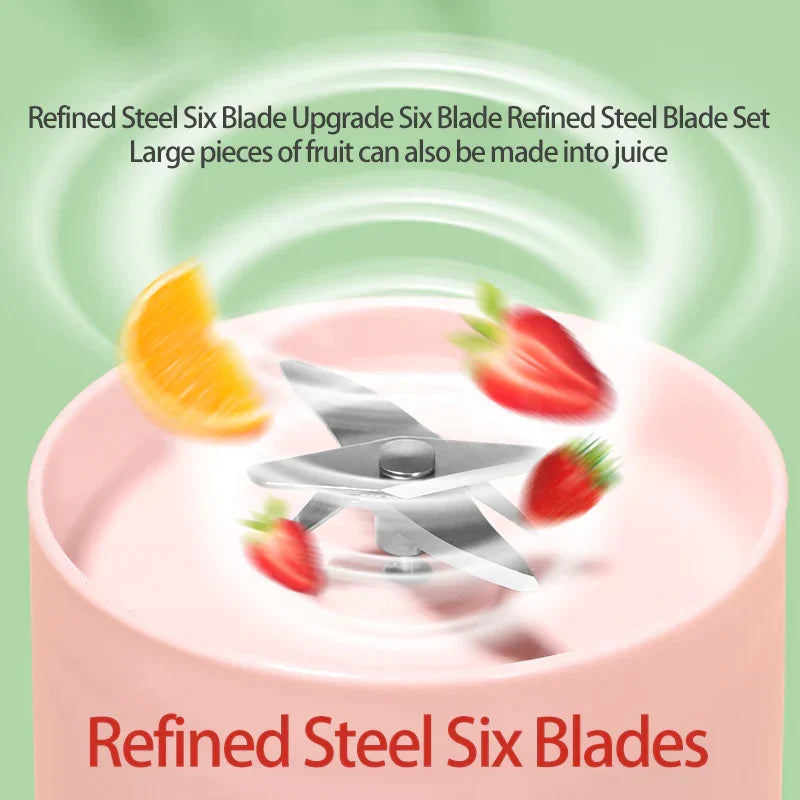 Portable 6-Blade Blender