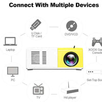 Mini LED Projector Multimedia Home Theater