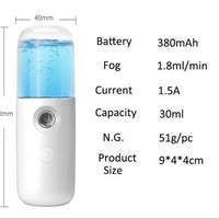 Mini Nano Spray Face Humidifier - 30ml