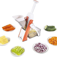 5-in-1 Vegetable Cutter, Chopper & Adjustable Slicer