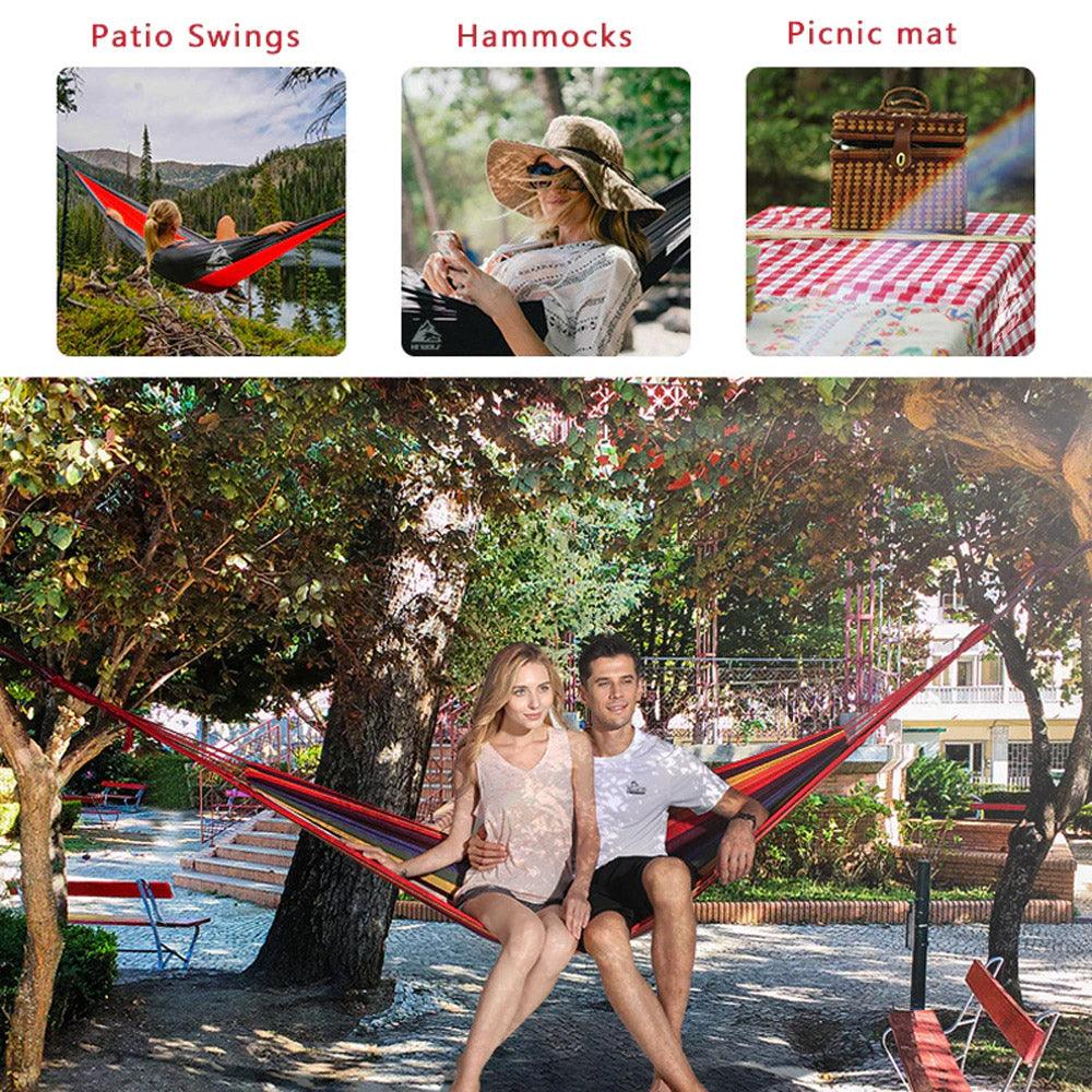 Portable Camping Hammock – Outdoor Hanging Swing