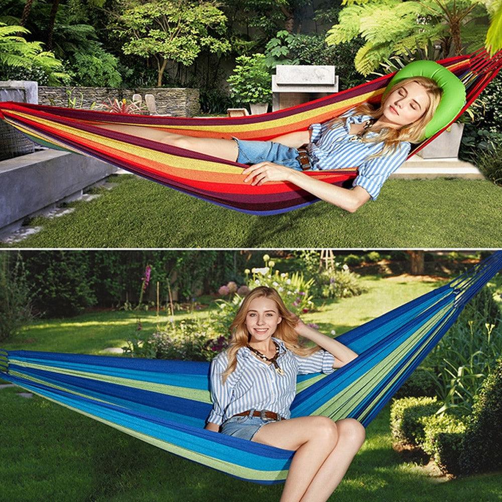 Portable Camping Hammock – Outdoor Hanging Swing