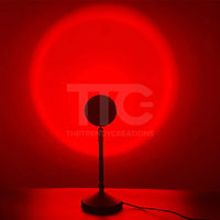 Rgb Sunset Lamp With Remote Control