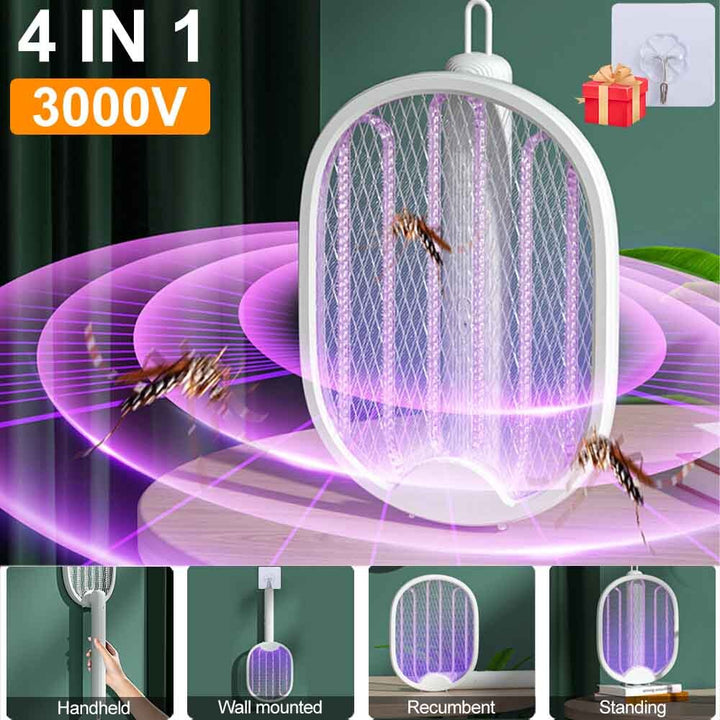 Folding Electric Mosquito Killer – Rechargeable Swatter