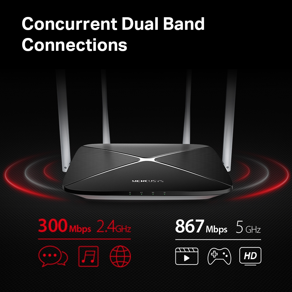 Mercusys AC12 Dual Band Router AC120