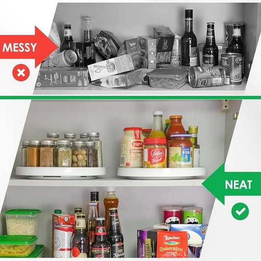 Rotating Kitchen Organizer Disk
