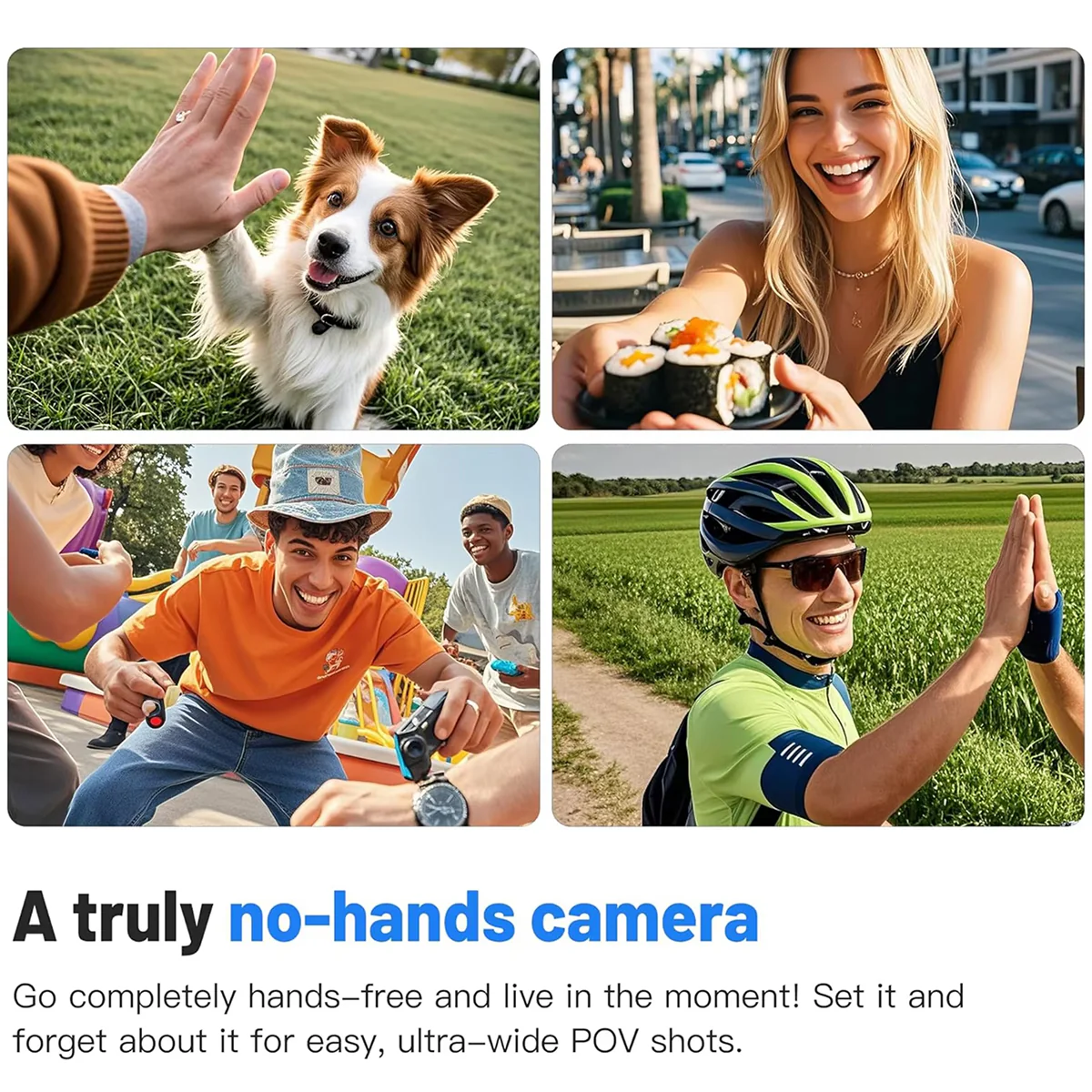 Mini Camera HD Wi-Fi Action Camera  – Hands-Free POV Recording