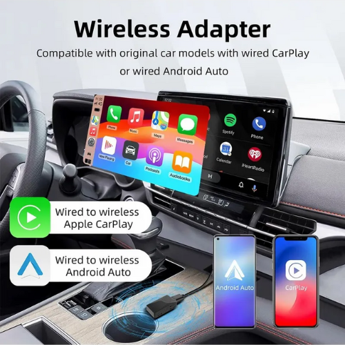 Carplay Android Auto Adapter 2in1